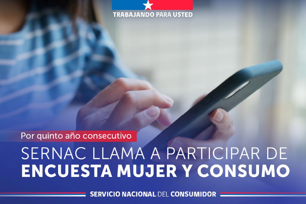 Por 5° año consecutivo SERNAC realiza Encuesta Mujer y Consumo e invita a participar