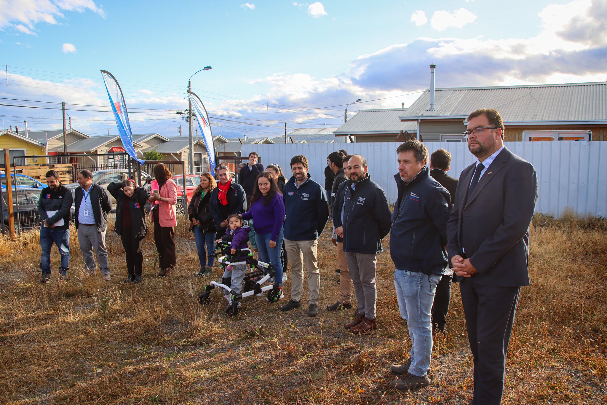 Se realizó la colocación de la primera piedra del primer Centro Comunitario de Cuidados de Puerto Natales