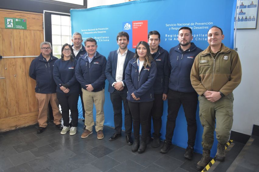 Delegado Presidencial José Ruiz Pivcevic valora trabajo profesional de SENAPRED