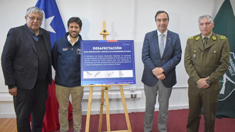Gobierno Regional anuncia la desafectación de terreno para la futura Escuela de Formación de Carabineros en Punta Arenas