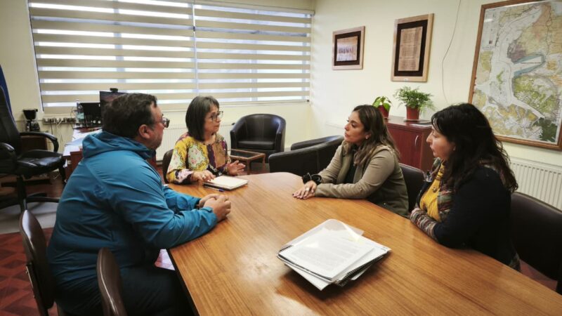 Delegada Provincial Margarita Norambuena se reúne con gremios y profesores de Porvenir