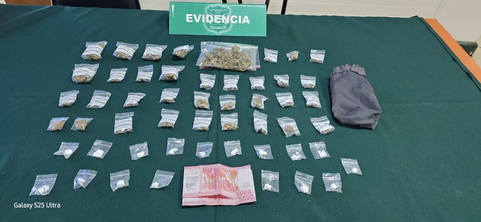 Dos detenidos por microtráfico de drogas en Punta Arenas: incautan marihuana y cocaína en población 18 de Septiembre