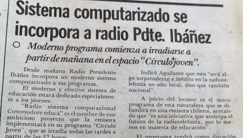 El primer programa radial transmitido mediante computador en la región de Magallanes