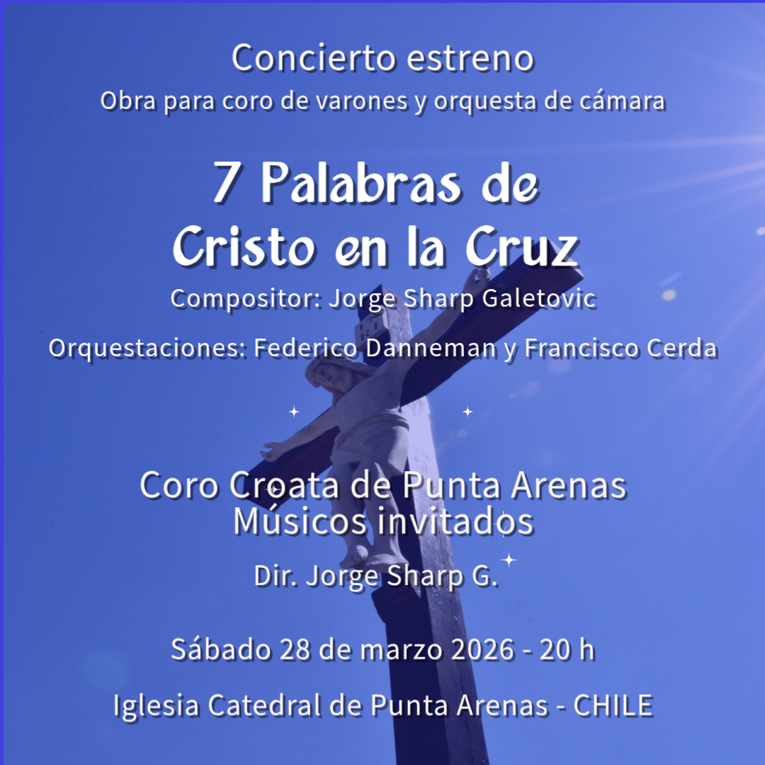 Músico magallánico estrena obra religiosa en Semana Santa en Punta Arenas