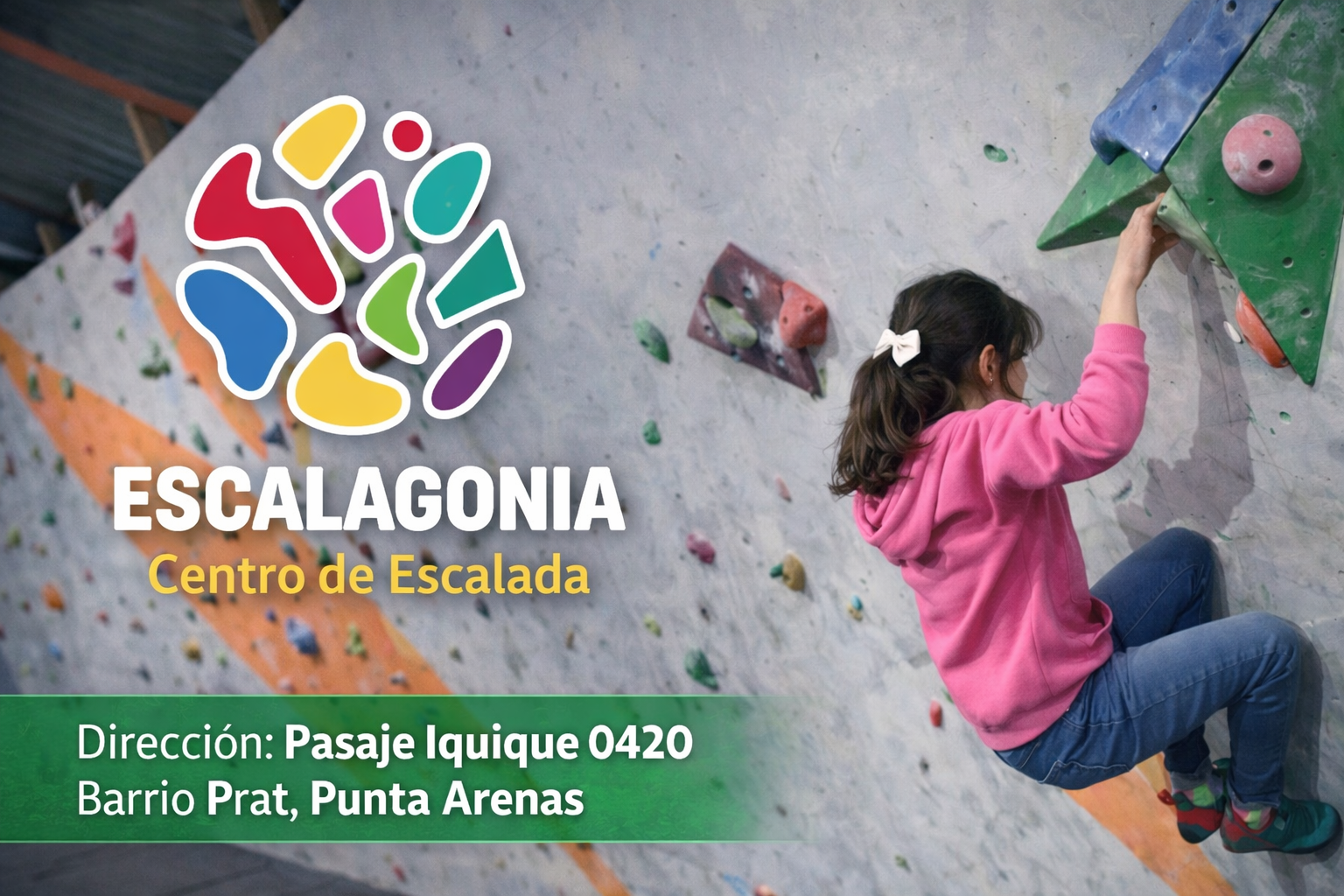 Escalagonia un espacio de escalada que impulsa el deporte vertical en Punta Arenas