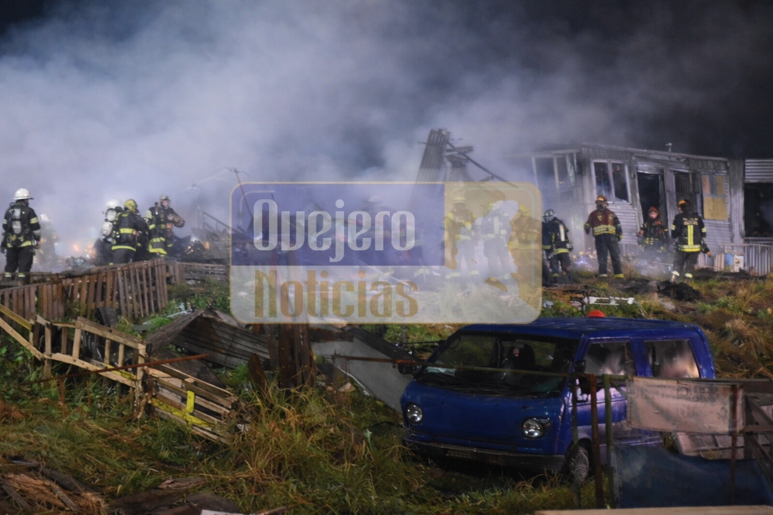 Una persona fallecida y dos en estado grave deja incendio en Pampa Redonda