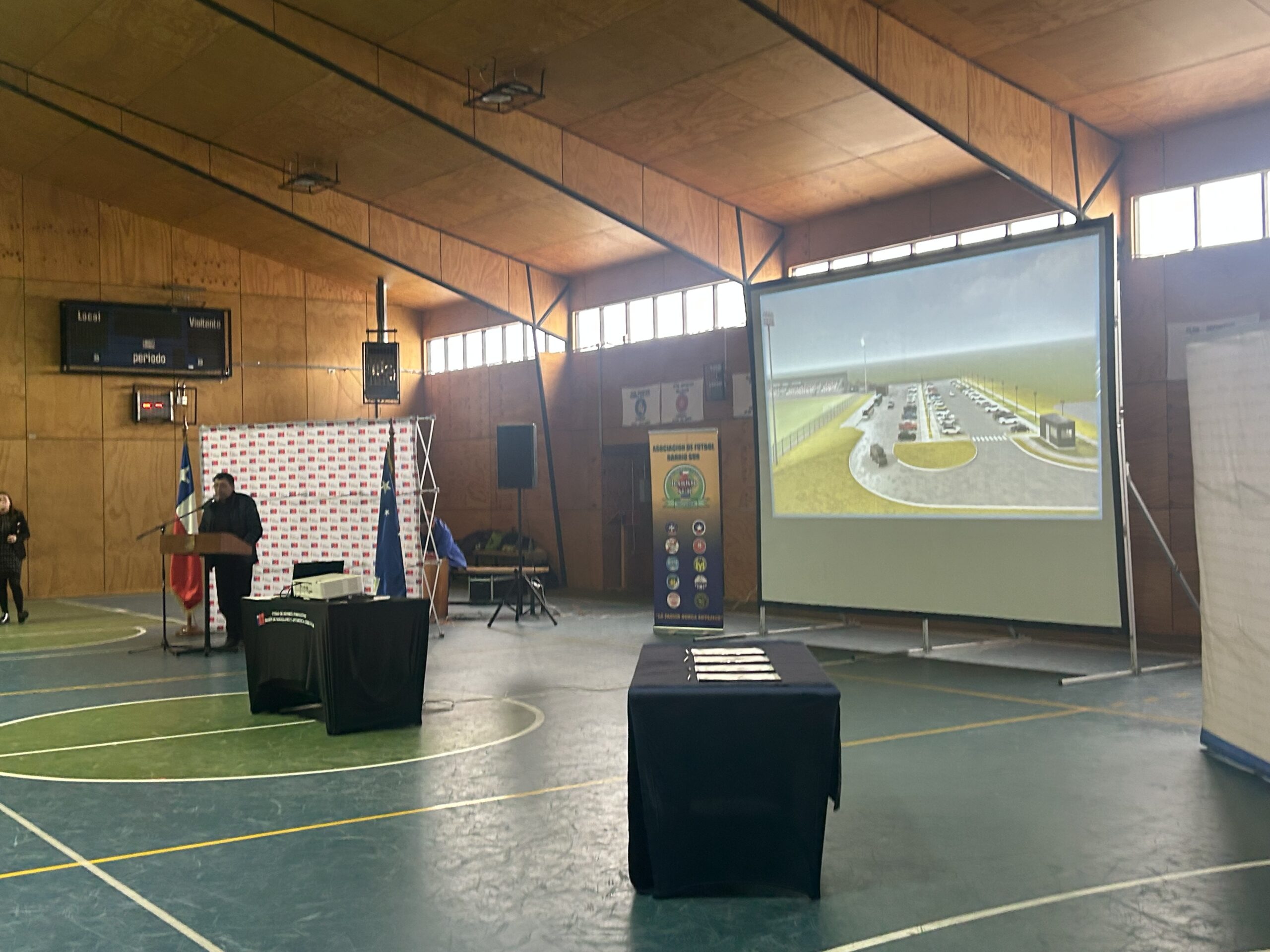 Nuevo estadio del Barrio Sur en Punta Arenas tendrá modernas medidas de seguridad y confort