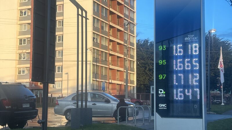 Combustibles registran fuerte alza y nuevos precios ya se reflejan en estaciones de Punta Arenas