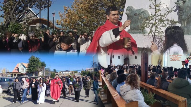 Masiva concurrencia a conmemoración del Domingo de Ramos en Porvenir
