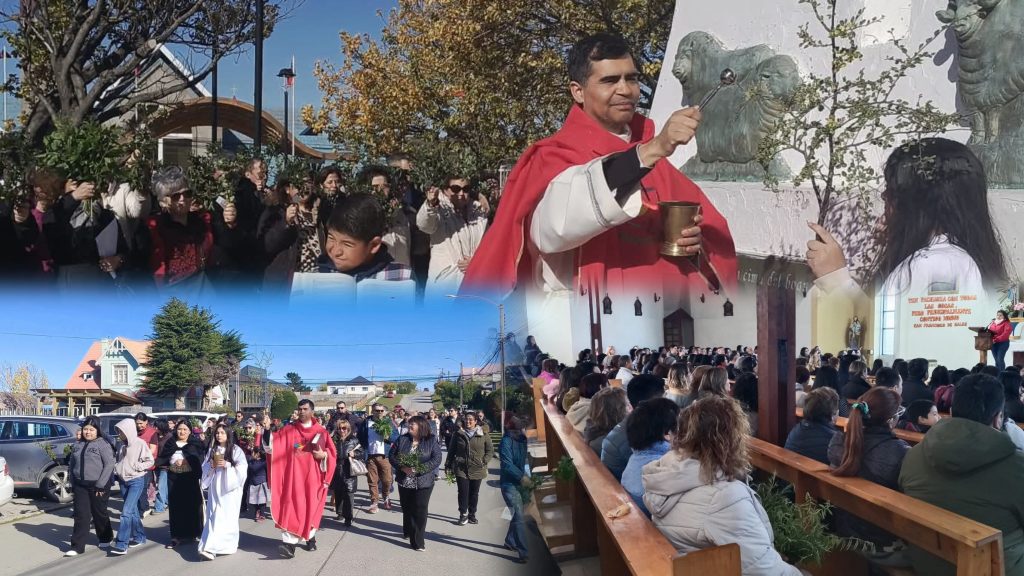 Masiva concurrencia a conmemoración del Domingo de Ramos en Porvenir