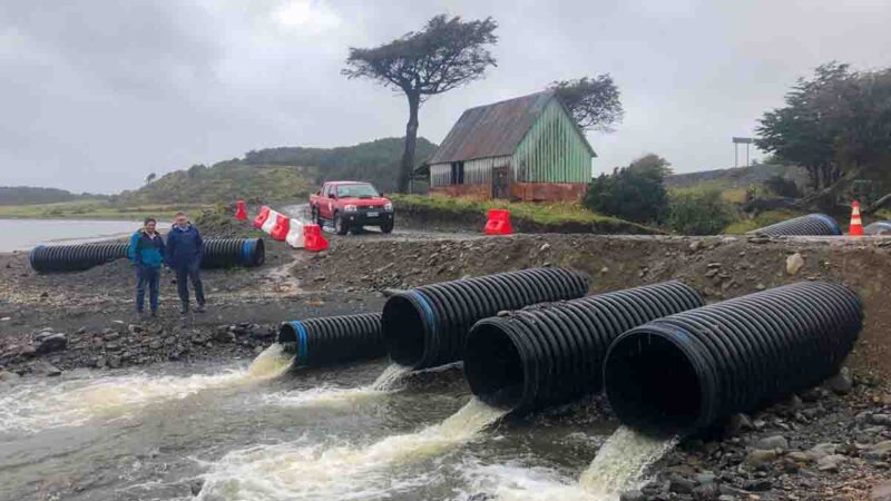 Delegado Moncada supervisa infraestructura crítica ante intensas lluvias en Cabo de Hornos 