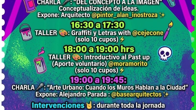 Punta Arenas se llena de arte urbano con el primer Mercadito de Stickers 2026