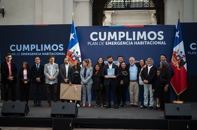 Presidente Gabriel Boric encabeza cumplimiento del Plan de Emergencia Habitacional: “Cualquier persona que viva en cualquier parte tiene el derecho a la misma dignidad”
