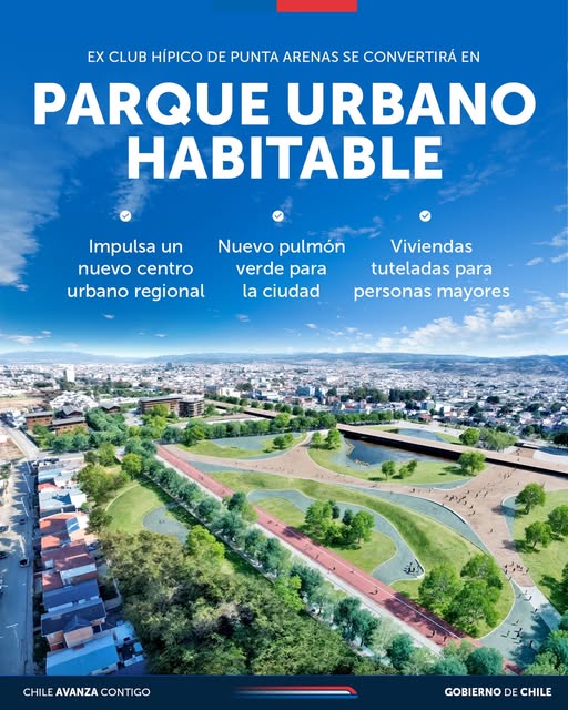Se constituyó nuevo espacio urbano habitable en el ex Club Hípico de Punta Arenas