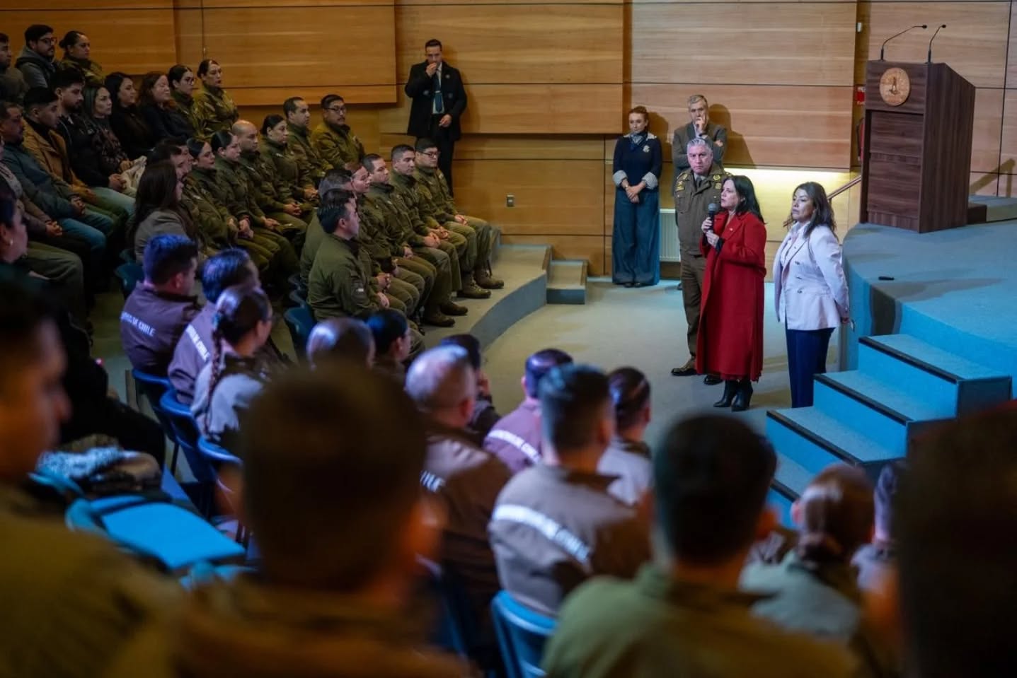 Ministra de Seguridad Trinidad Steinert visita la región de Magallanes