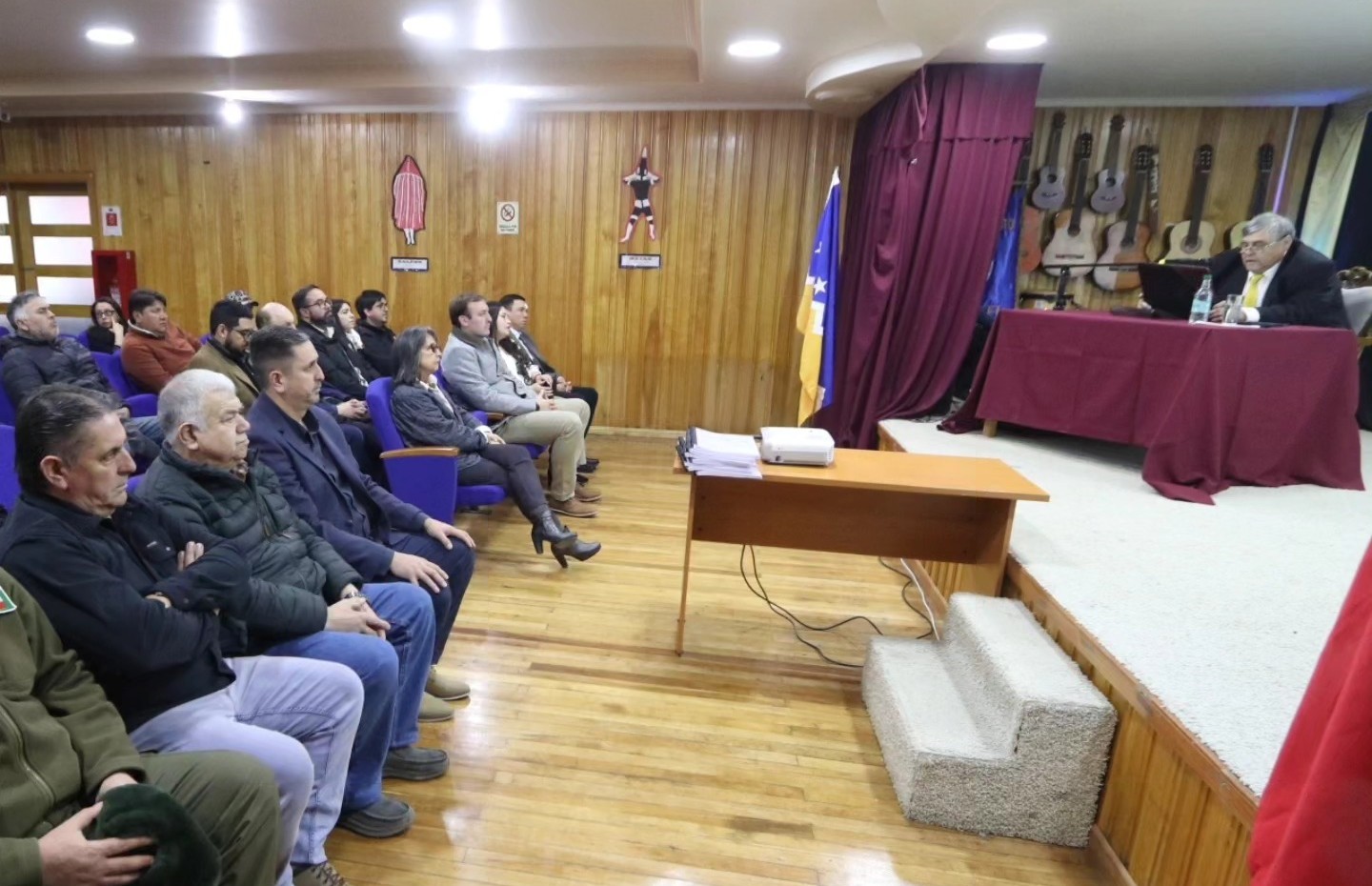Se realizó la Cuenta Pública del Alcalde Luis Barría de Timaukel, Tierra del Fuego