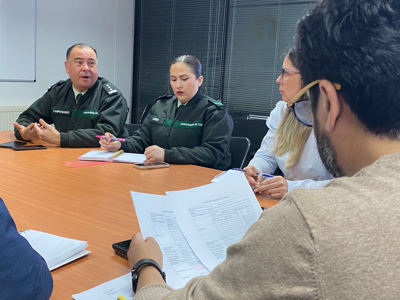 Gendarmería y Reinserción Social Juvenil siguen avanzando en fortalecer los procesos técnicos y operativos en el Centro de Cumplimiento Juvenil IP IRC