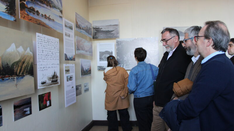 Muestra de acuarelas un rescate de la memoria visual del Parque Marino Francisco Coloane