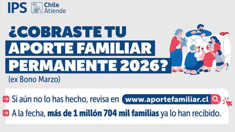 Más de 11 mil familias ya cobraron el Aporte Familiar Permanente en Magallanes