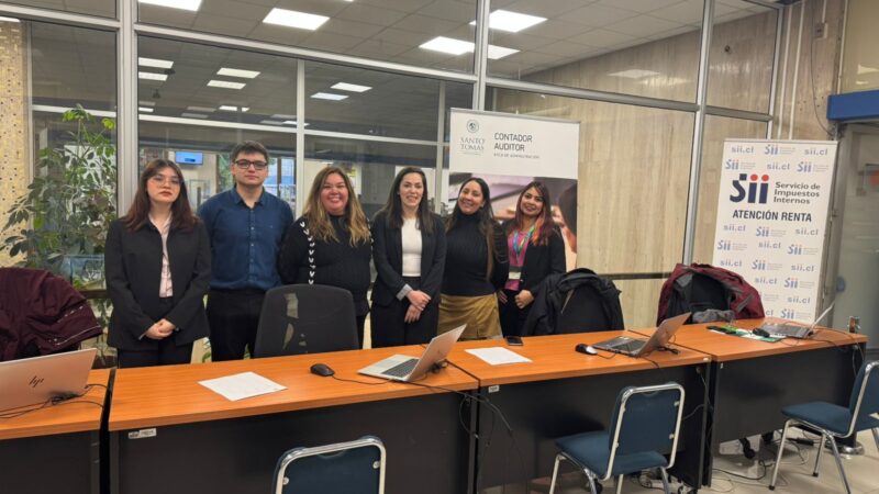 Estudiantes de Santo Tomás inician apoyo a la comunidad en Operación Renta 2026 junto al SII