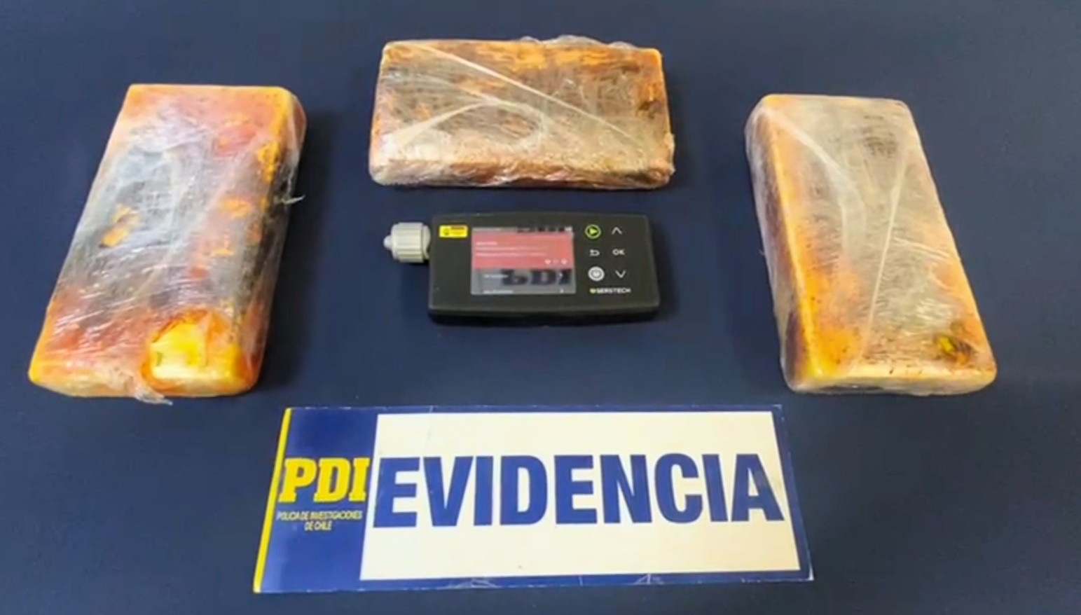PDI detiene a sujeto por tráfico de drogas e incauta más de 3 kilos de cocaína que tenían como destino la región de Magallanes