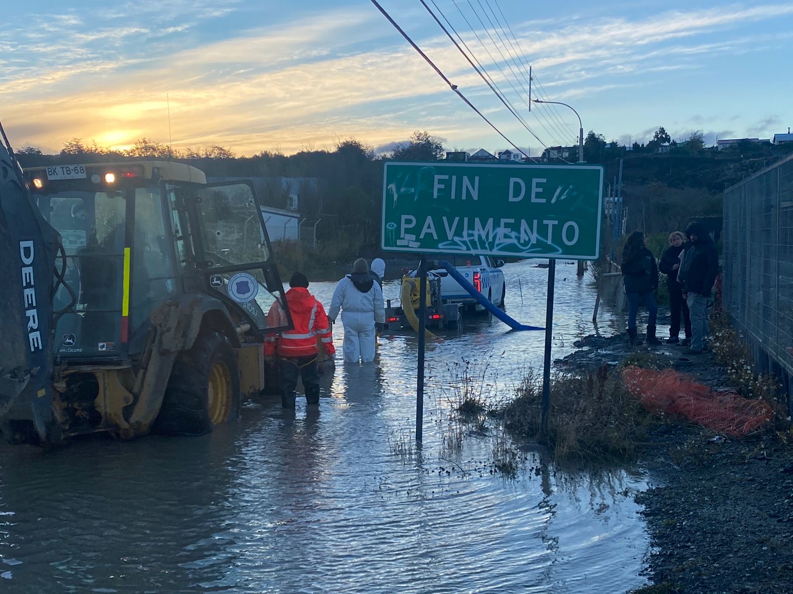Municipio refuerza respuesta ante intensas lluvias en Punta Arenas
