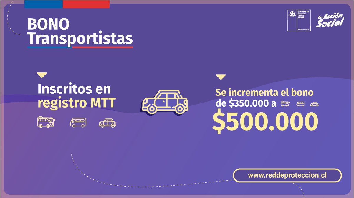 Gobierno anuncia Bono a Transportistas 2026 para apoyar el gasto en combustible