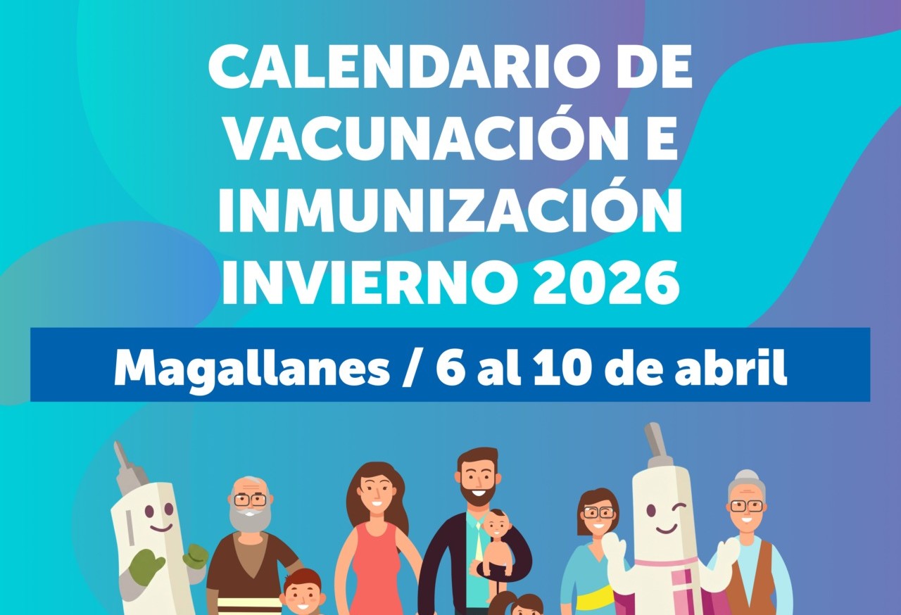Hospital Clínico dispone calendario de Vacunación e Inmunización 2026 en Magallanes