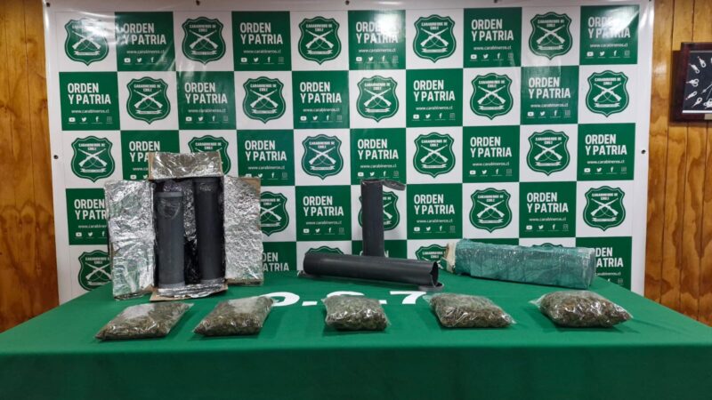 Carabineros del O.S.7 desarticula envío de droga a Punta Arenas: imputado quedó en prisión preventiva