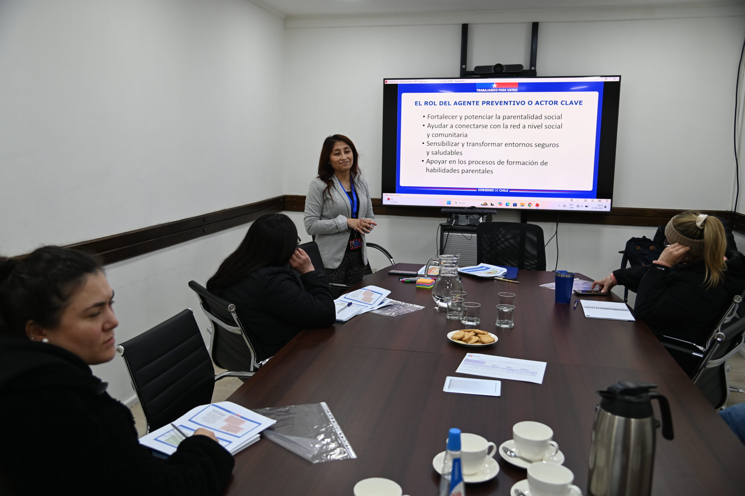 Senda y SLEP Magallanes fortalecen el rol preventivo de las familias a través del Programa de Parentalidad