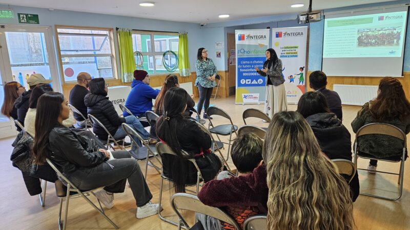 Fundación Integra inició ciclo de encuentros con familias de los jardines infantiles de la región de Magallanes