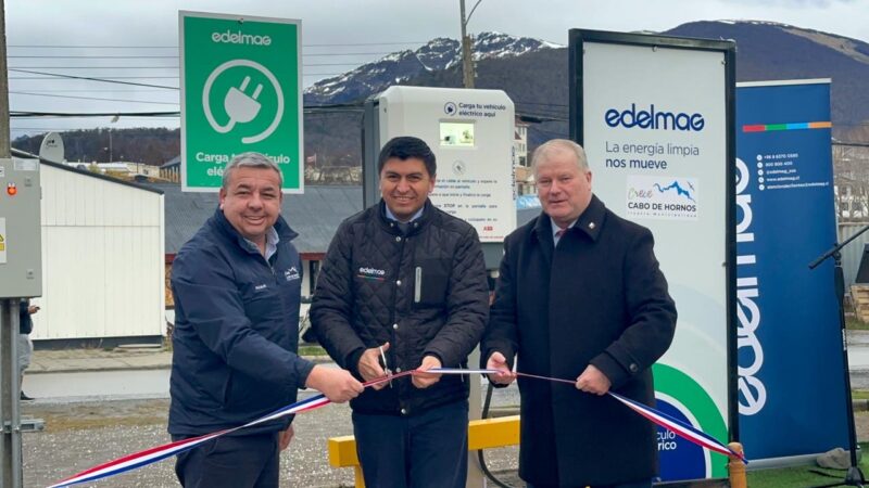 EDELMAG y Municipalidad de Cabo de Hornos inauguran el electrocargador más austral del continente