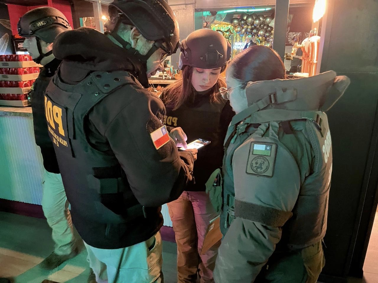 Operativo conjunto entre Carabineros y PDI en Magallanes dejó 18 detenidos y 35 infracciones