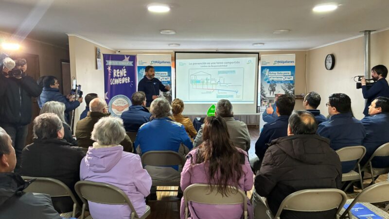 Haciendo un llamado al compromiso de la comunidad Aguas Magallanes lanza campaña invierno para reforzar el cuidado de las instalaciones domiciliarias