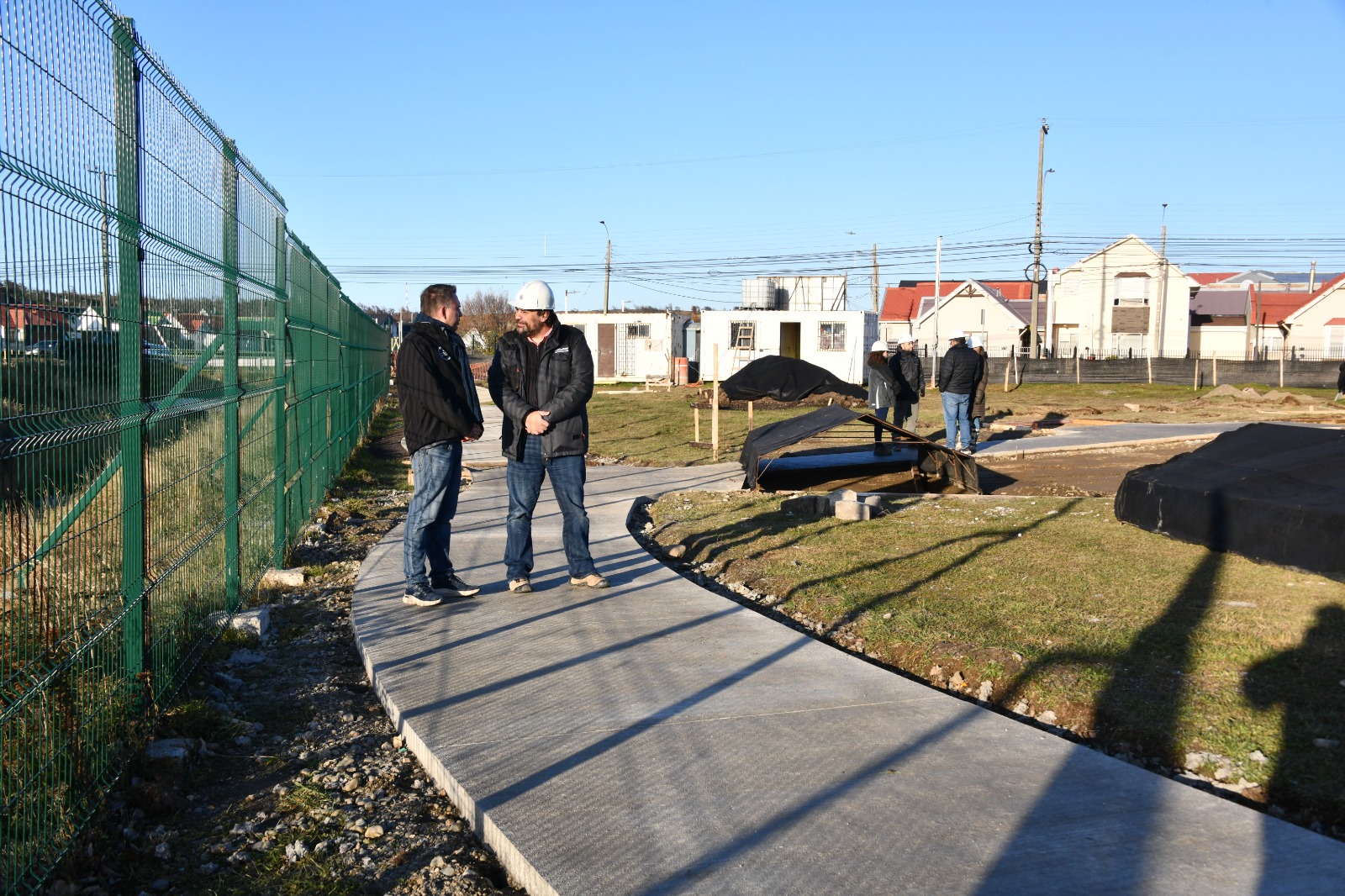 Municipio de Punta Arenas supervisa avance de obras en nuevo Parque de Mascotas