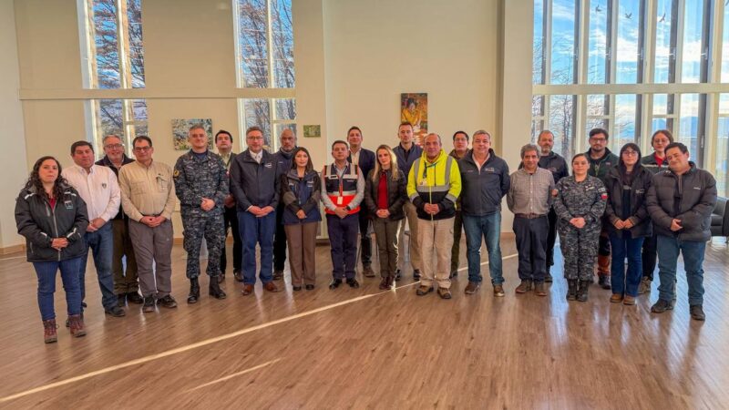 Puerto Williams: Cogrid Provincial refuerza coordinaciones interinstitucionales ante emergencias invernales 