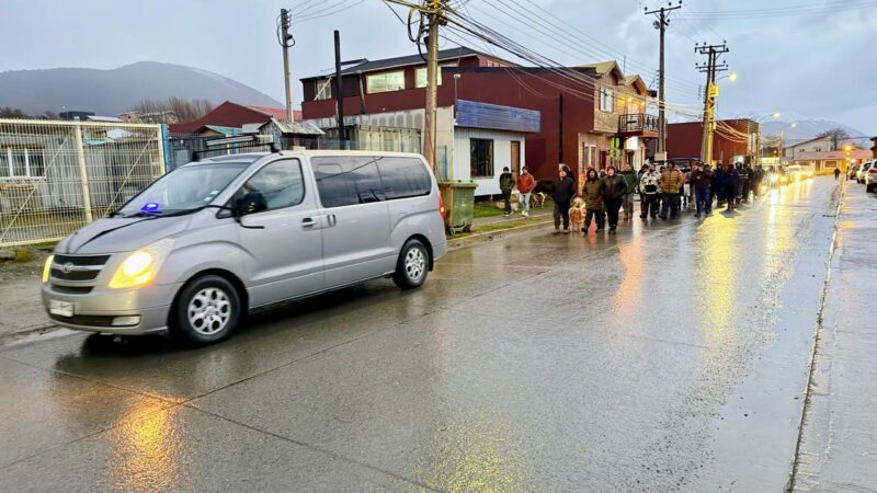 Comunidad de Puerto Williams despide a Gonzalo Hernán Oyarzo Cabero