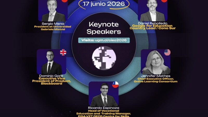 VII Congreso internacional de educación online 2026 de la Universidad Gabriela Mistral: partieron inscripciones