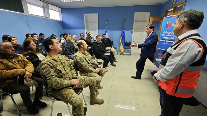 SENAPRED organiza reunión del COGRID Provincial de Ultima Esperanza frente a emergencias invernales
