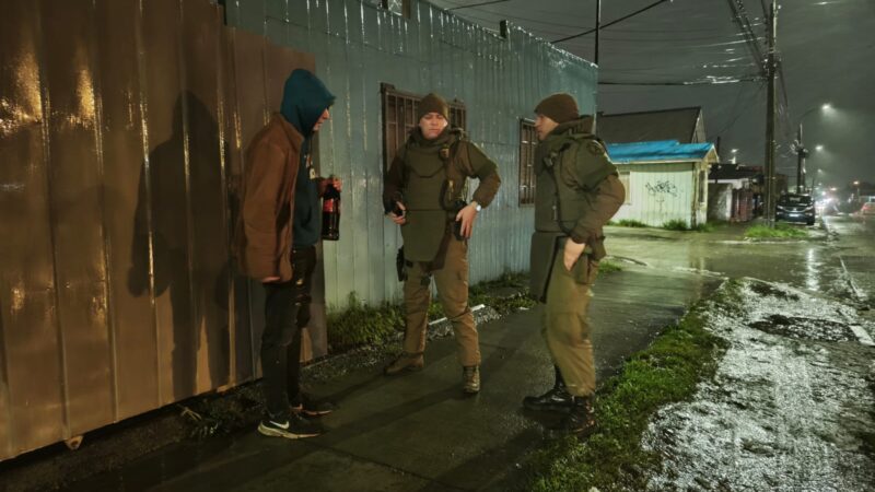 Carabineros desplegaron operativo táctico en Magallanes con 16 detenidos y más de 1.300 controles