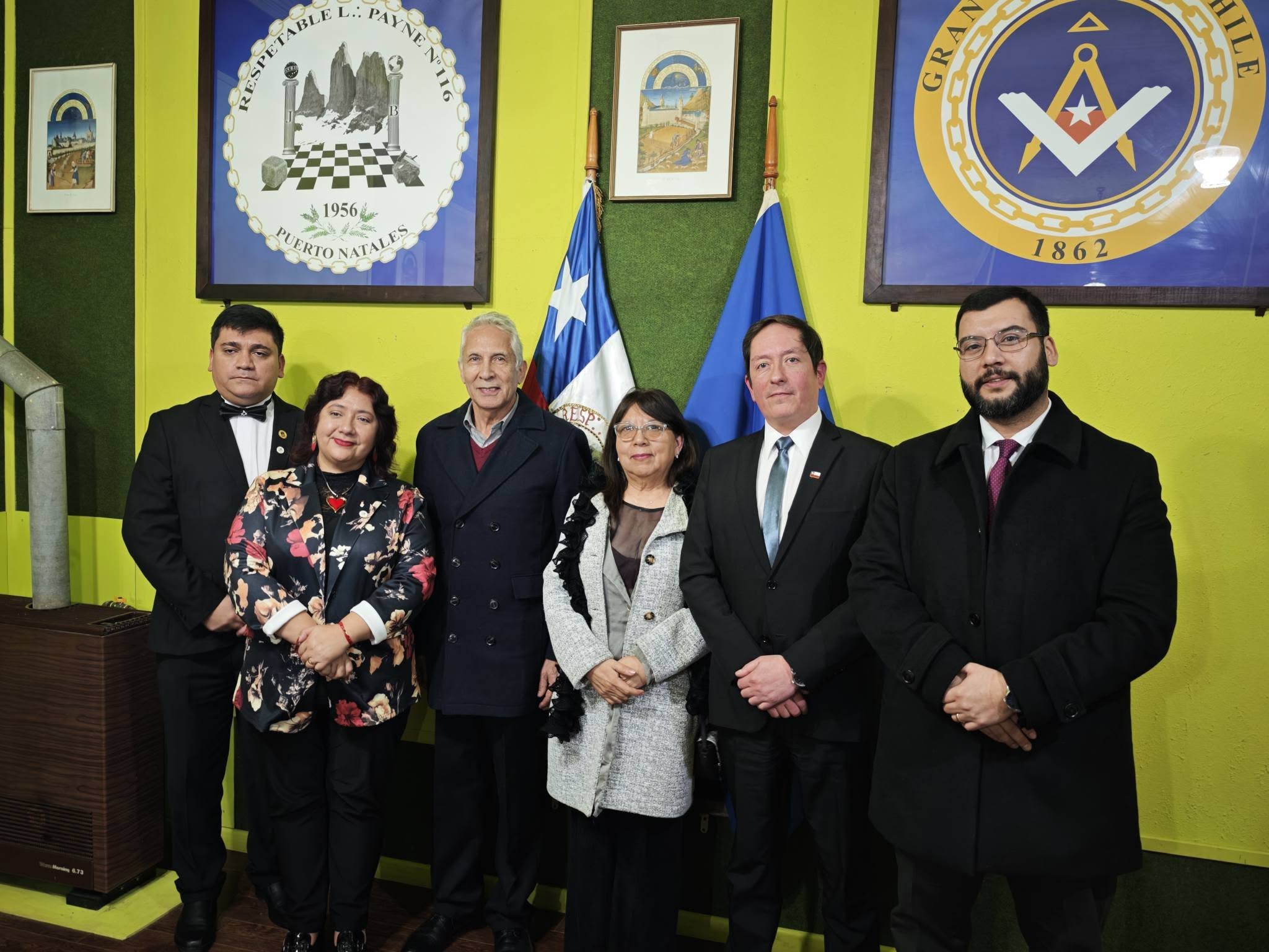 Delegado Provincial de Ultima Esperanza otorga reconocimiento a la Logia Masónica de Puerto Natales
