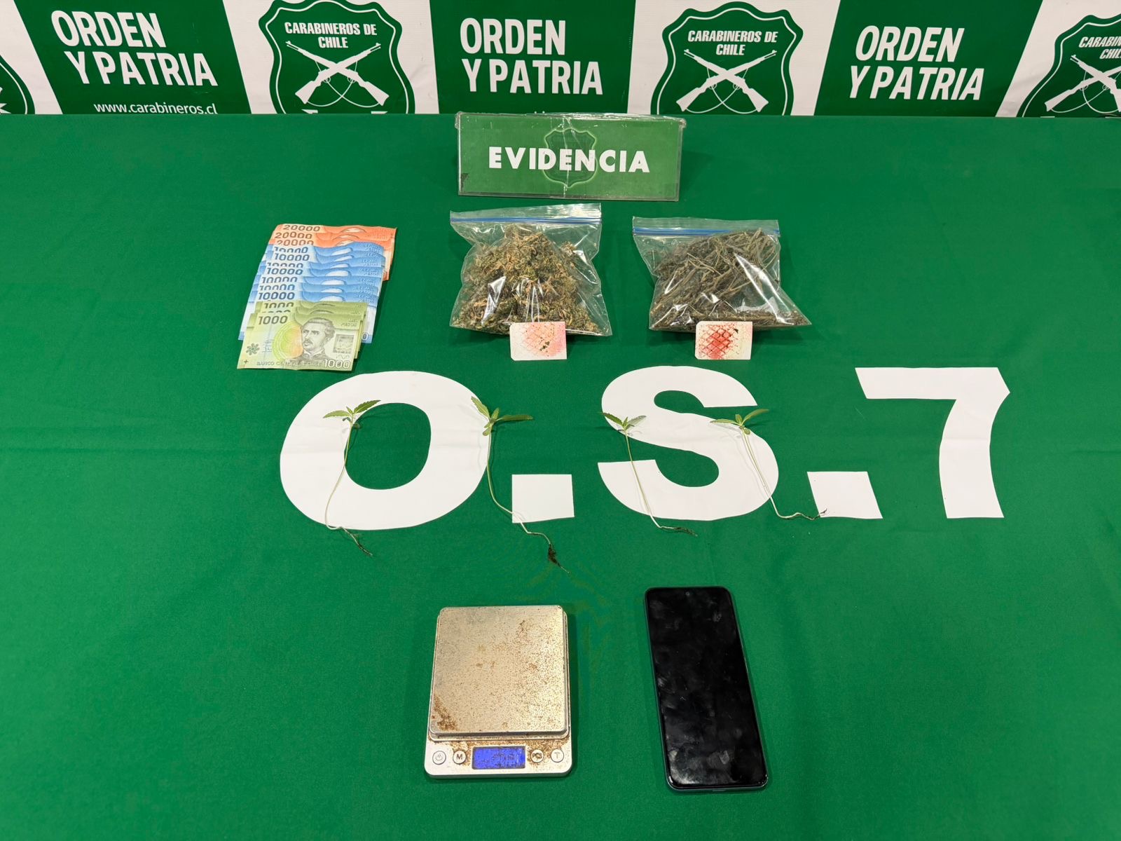 Carabineros desarticula punto de venta de drogas en Punta Arenas: un detenido y droga incautada