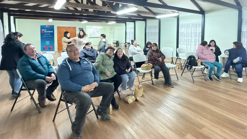 Taller preventivo contra consumo de drogas y alcohol realiza SENDA en población Nelda Panicucci de Punta Arenas