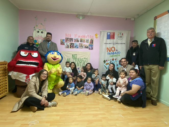 Se conmemoró el Día Mundial contra el Trabajo Infantil con actividades lúdicas en jardines infantiles de Punta Arenas 