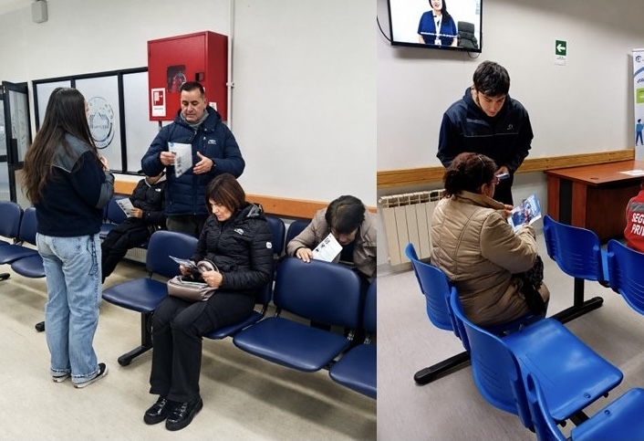 Aguas Magallanes traslada campaña de invierno a consultorios de Punta Arenas con apoyo de universitarios