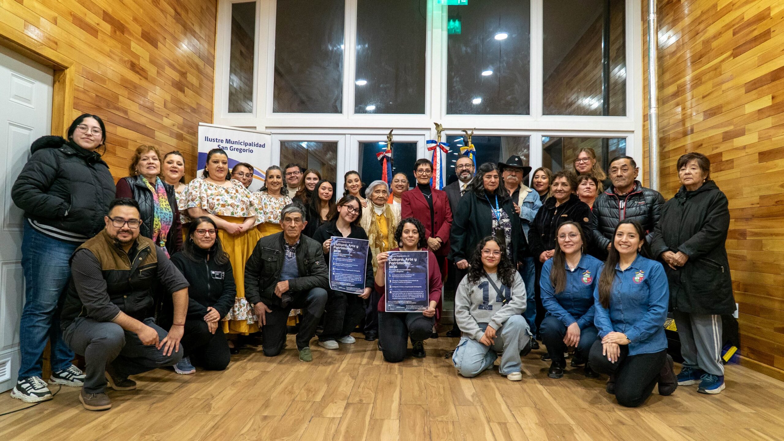 Premios Regionales de Cultura 2026 fueron lanzados en la Comuna de San Gregorio.