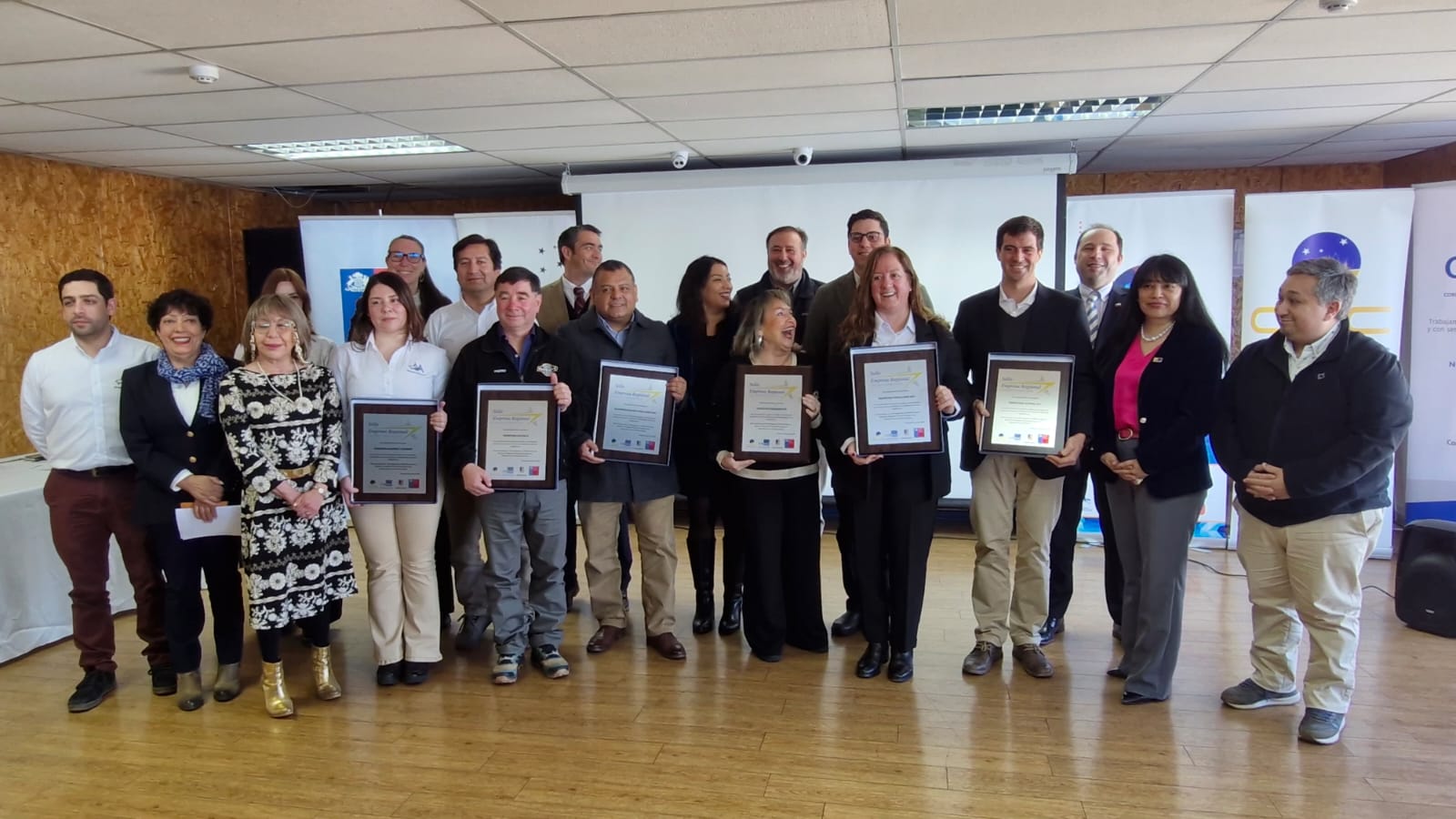 Siete empresas fueron reconocidas en la tercera entrega del Sello Empresa Regional 2026