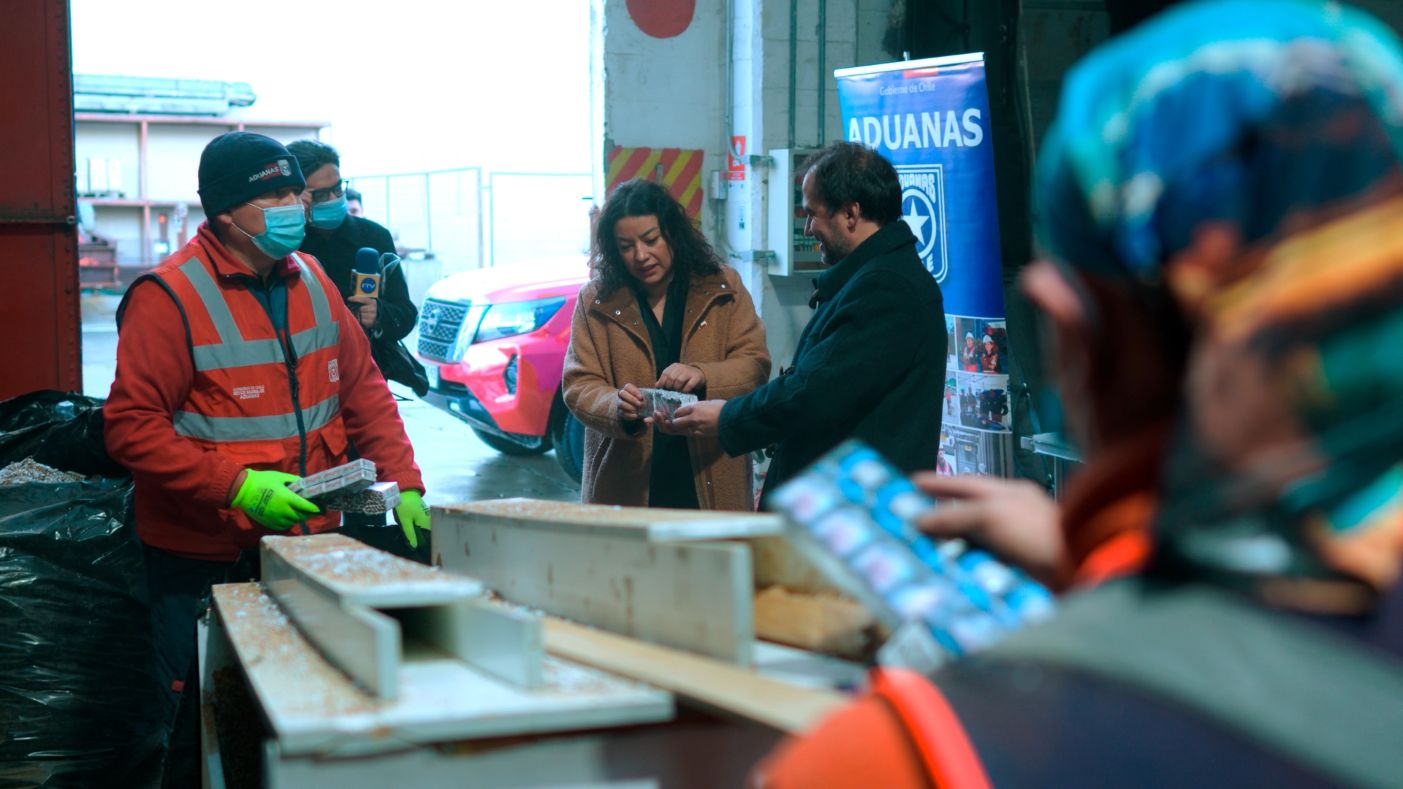 Aduana de Punta Arenas destruye más de 2,9 millones de cigarrillos, alimentos y bebidas alcohólicas
