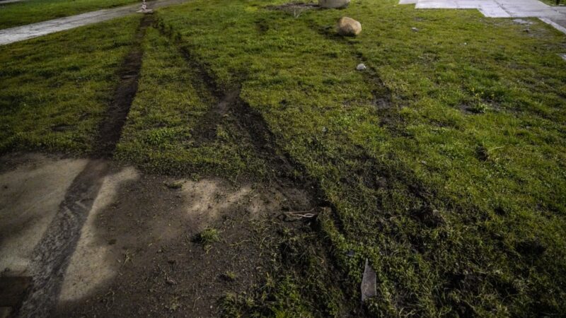 Millonarios daños en Avenida Bulnes: buscan a conductor que destruyó áreas verdes y luminarias recién remodeladas