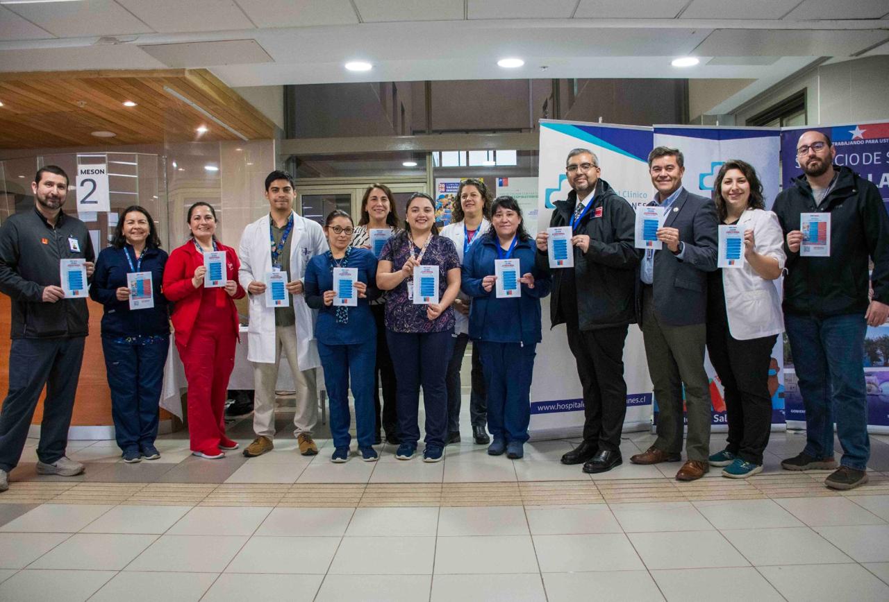 Hospital Clínico Magallanes promueve campaña de vacunación, autocuidado y uso adecuado de Red Asistencial